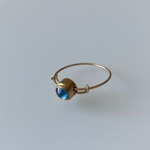 Sapphire Adjustable Ring | Alex and Ani | OS |